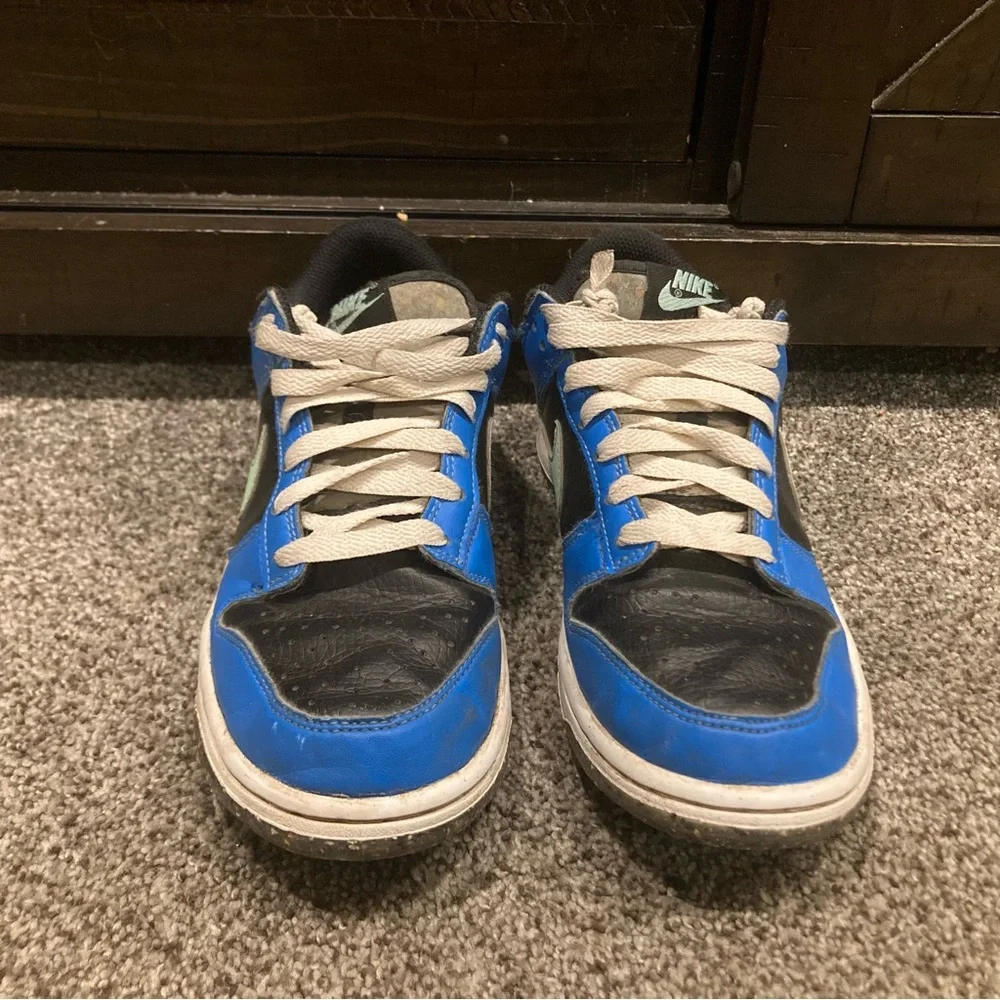 Size 6.5Y - Nike Dunk Low Crater “Blue Black” (GS)